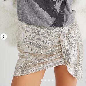 Free People Sequin Skirt NWT 🪩